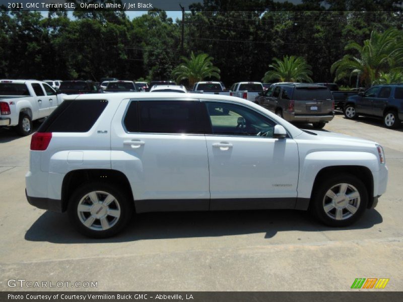 Olympic White / Jet Black 2011 GMC Terrain SLE
