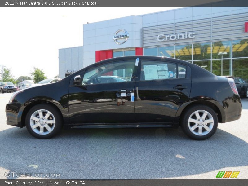 Super Black / Charcoal 2012 Nissan Sentra 2.0 SR