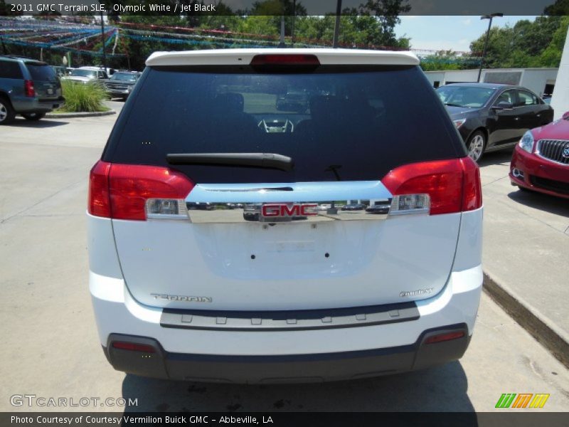 Olympic White / Jet Black 2011 GMC Terrain SLE