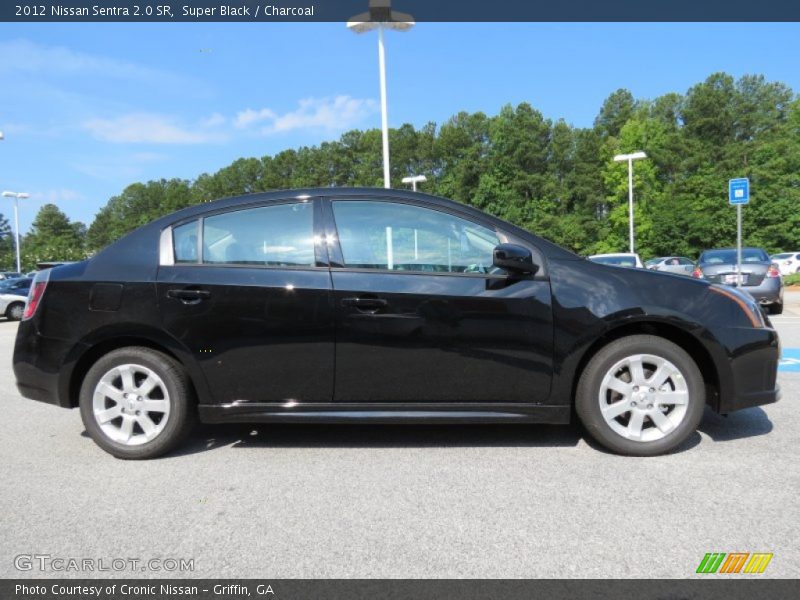 Super Black / Charcoal 2012 Nissan Sentra 2.0 SR