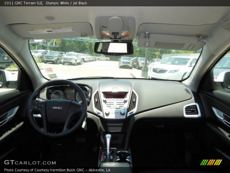 Olympic White / Jet Black 2011 GMC Terrain SLE