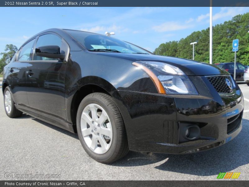 Super Black / Charcoal 2012 Nissan Sentra 2.0 SR