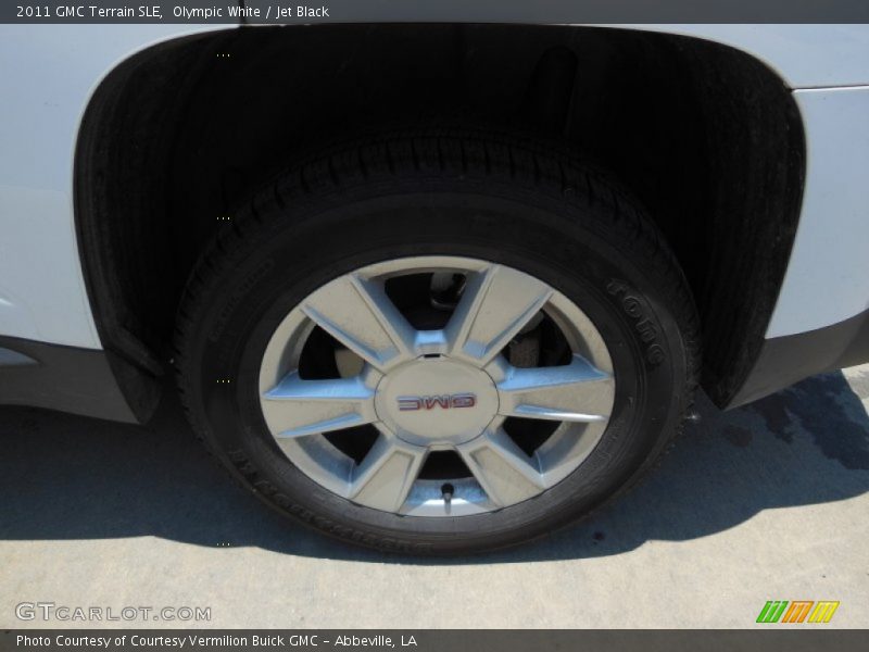 Olympic White / Jet Black 2011 GMC Terrain SLE