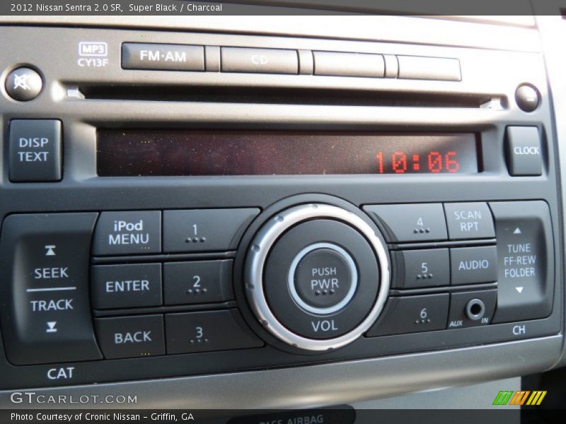 Super Black / Charcoal 2012 Nissan Sentra 2.0 SR