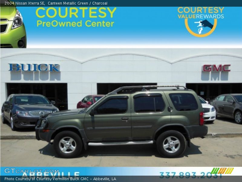 Canteen Metallic Green / Charcoal 2004 Nissan Xterra SE