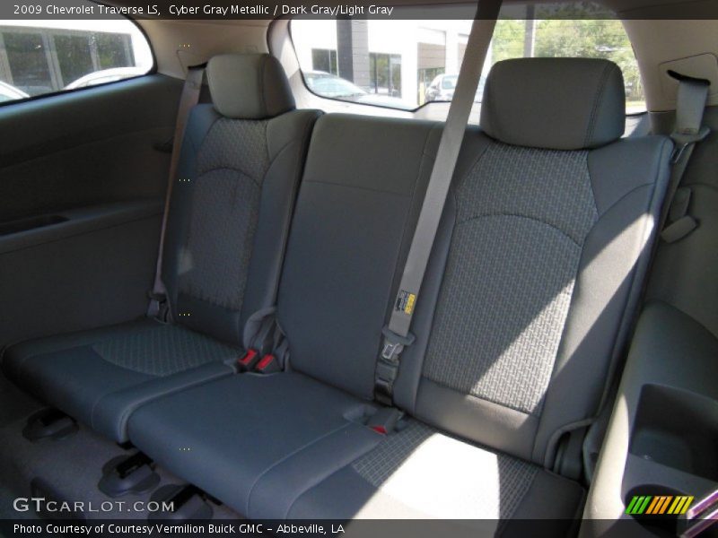 Cyber Gray Metallic / Dark Gray/Light Gray 2009 Chevrolet Traverse LS