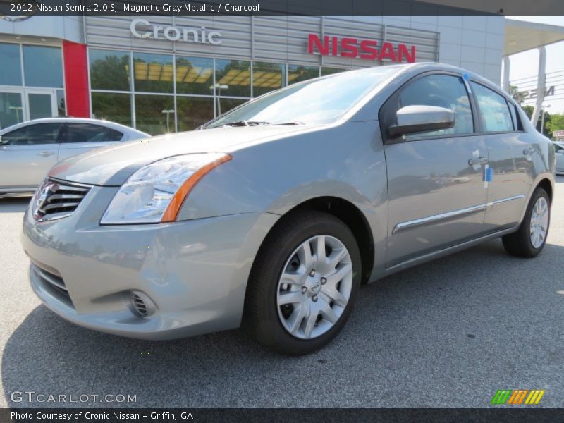 Magnetic Gray Metallic / Charcoal 2012 Nissan Sentra 2.0 S