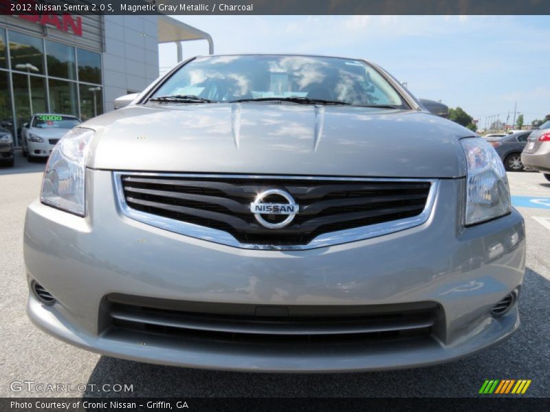 Magnetic Gray Metallic / Charcoal 2012 Nissan Sentra 2.0 S
