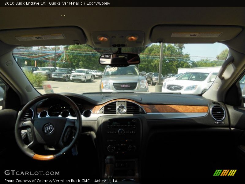 Quicksilver Metallic / Ebony/Ebony 2010 Buick Enclave CX