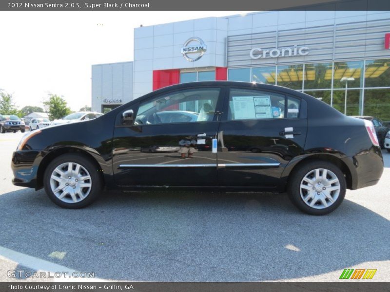 Super Black / Charcoal 2012 Nissan Sentra 2.0 S