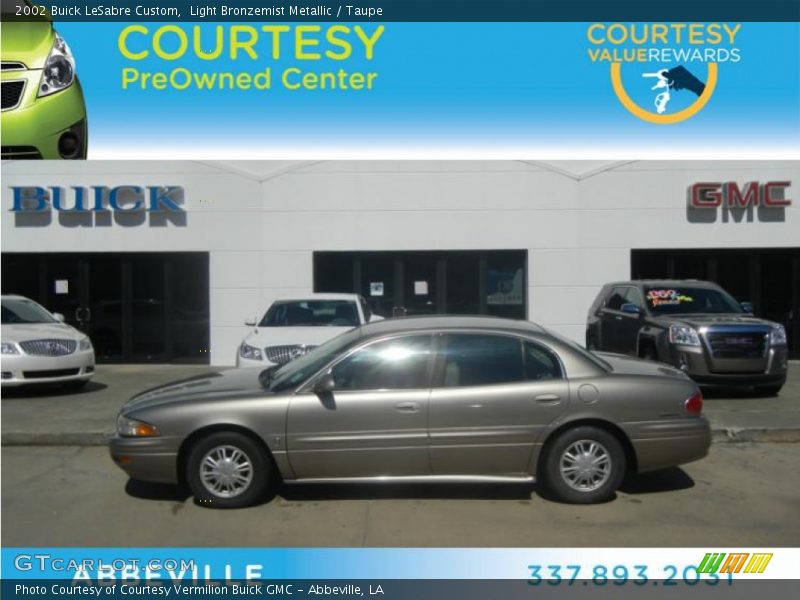 Light Bronzemist Metallic / Taupe 2002 Buick LeSabre Custom
