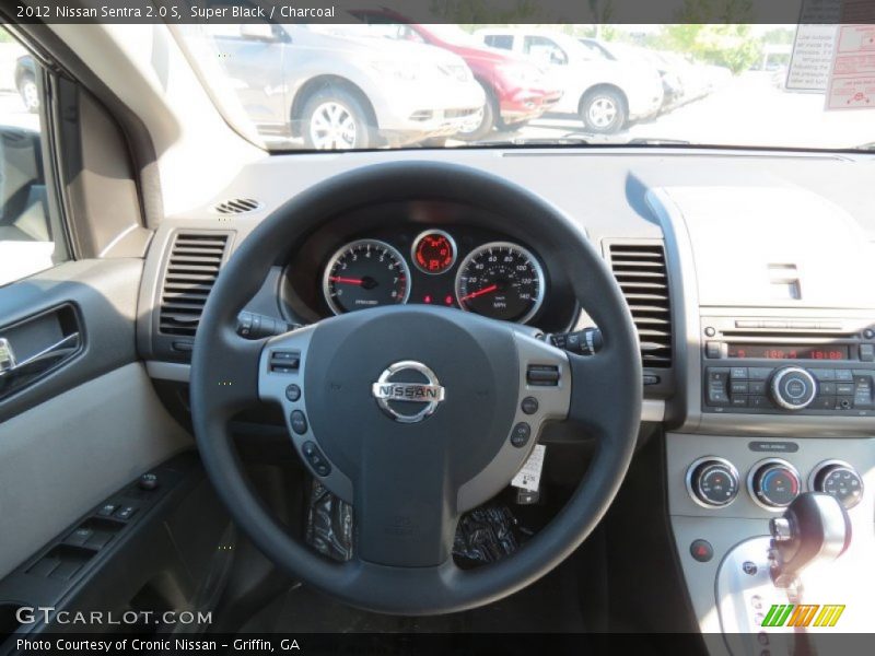 Super Black / Charcoal 2012 Nissan Sentra 2.0 S