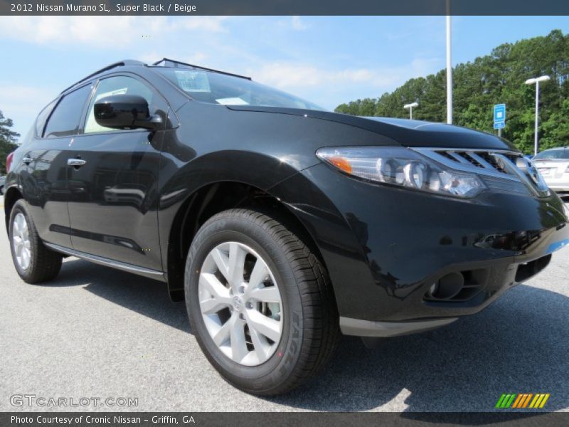 Super Black / Beige 2012 Nissan Murano SL