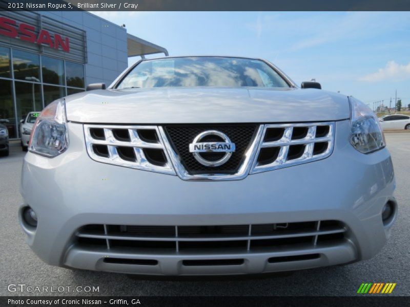 Brilliant Silver / Gray 2012 Nissan Rogue S