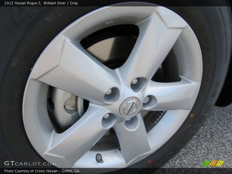 Brilliant Silver / Gray 2012 Nissan Rogue S