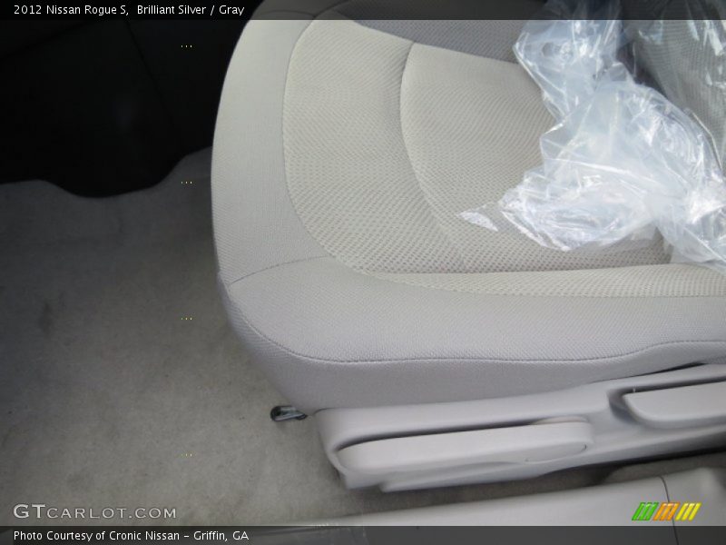 Brilliant Silver / Gray 2012 Nissan Rogue S