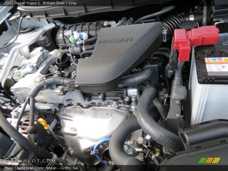 Brilliant Silver / Gray 2012 Nissan Rogue S