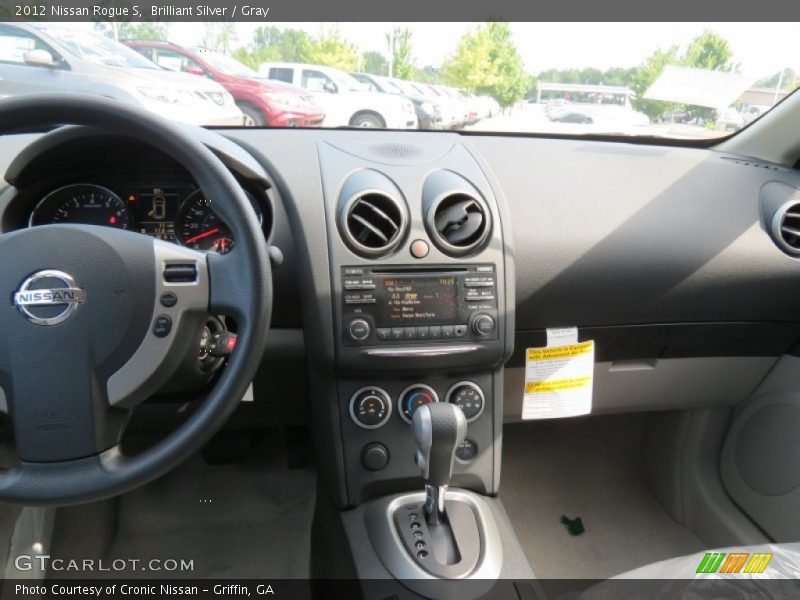 Brilliant Silver / Gray 2012 Nissan Rogue S