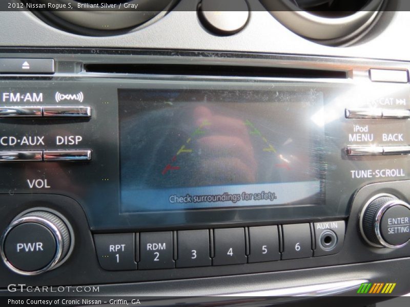 Brilliant Silver / Gray 2012 Nissan Rogue S