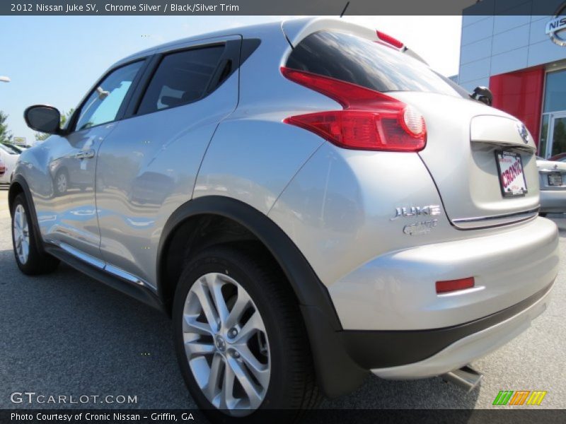 Chrome Silver / Black/Silver Trim 2012 Nissan Juke SV