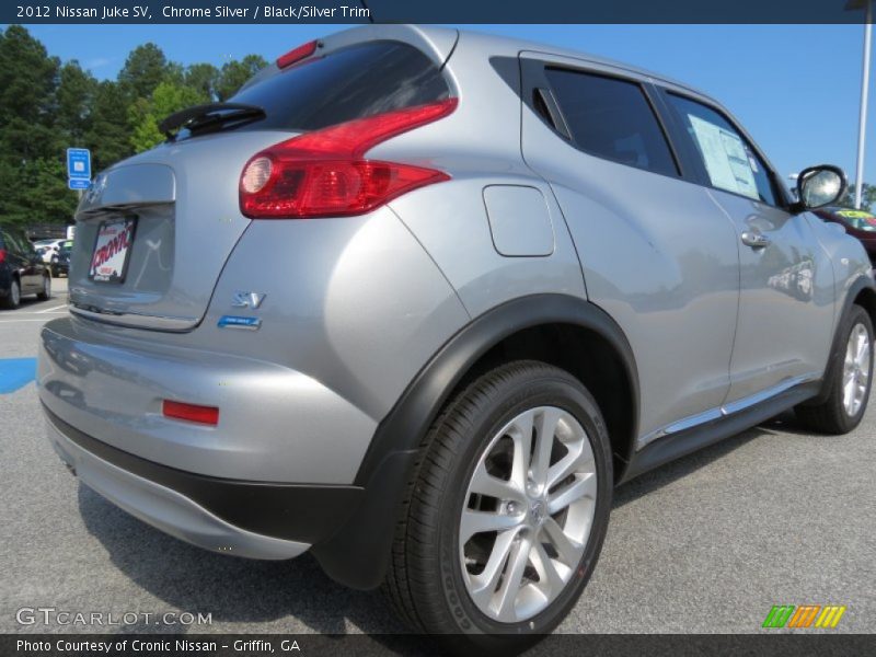 Chrome Silver / Black/Silver Trim 2012 Nissan Juke SV