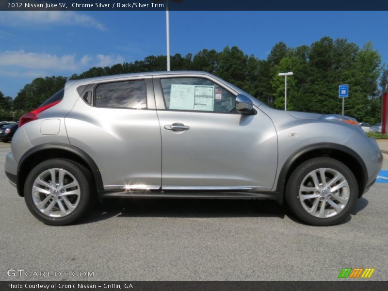Chrome Silver / Black/Silver Trim 2012 Nissan Juke SV