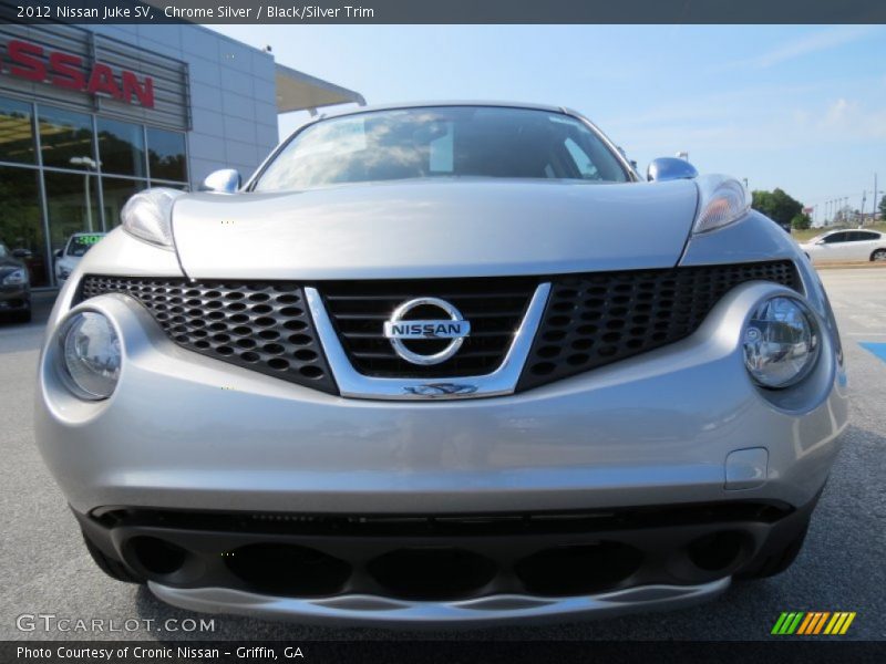 Chrome Silver / Black/Silver Trim 2012 Nissan Juke SV