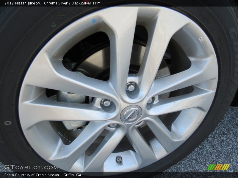 Chrome Silver / Black/Silver Trim 2012 Nissan Juke SV