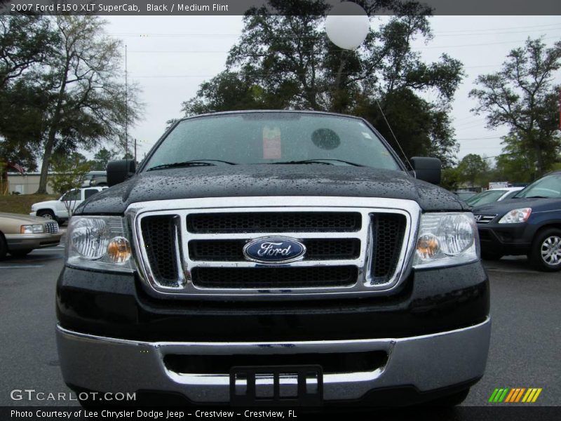Black / Medium Flint 2007 Ford F150 XLT SuperCab