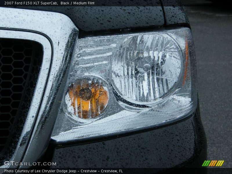 Black / Medium Flint 2007 Ford F150 XLT SuperCab