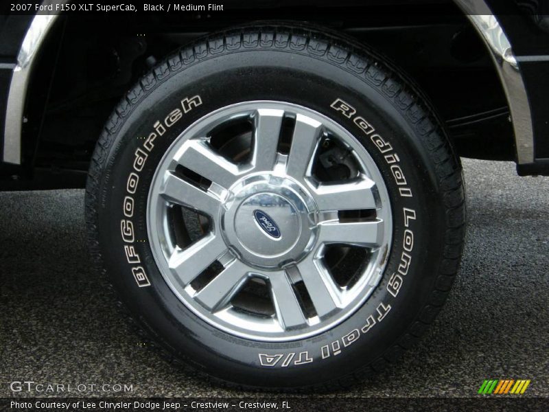 Black / Medium Flint 2007 Ford F150 XLT SuperCab