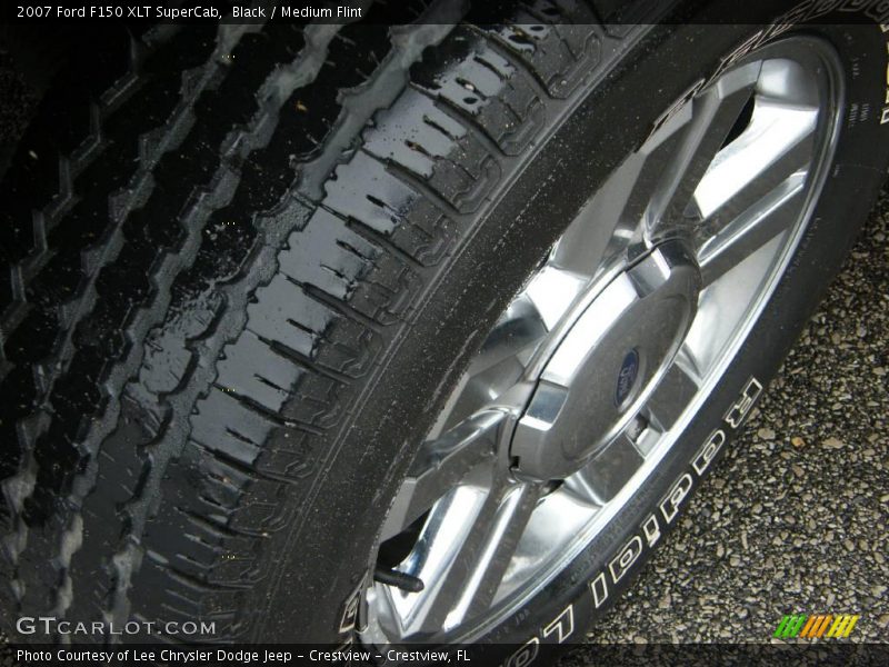 Black / Medium Flint 2007 Ford F150 XLT SuperCab
