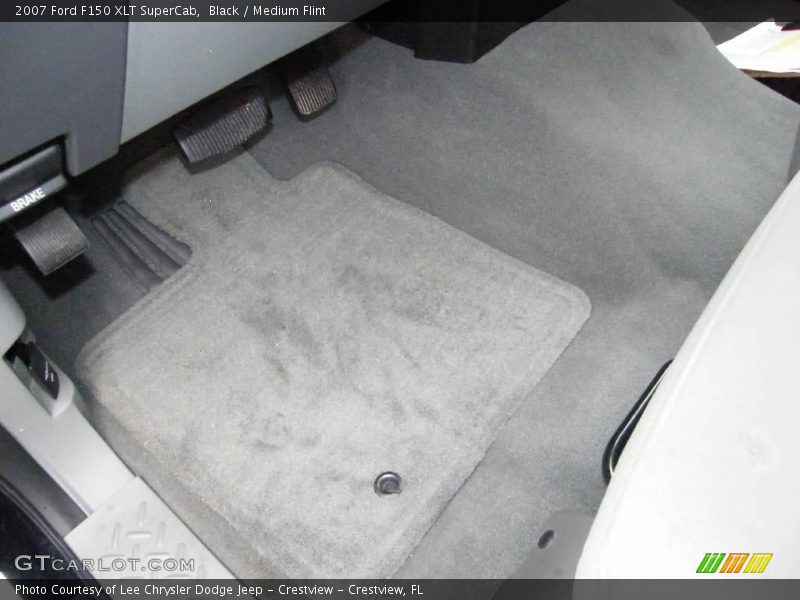 Black / Medium Flint 2007 Ford F150 XLT SuperCab