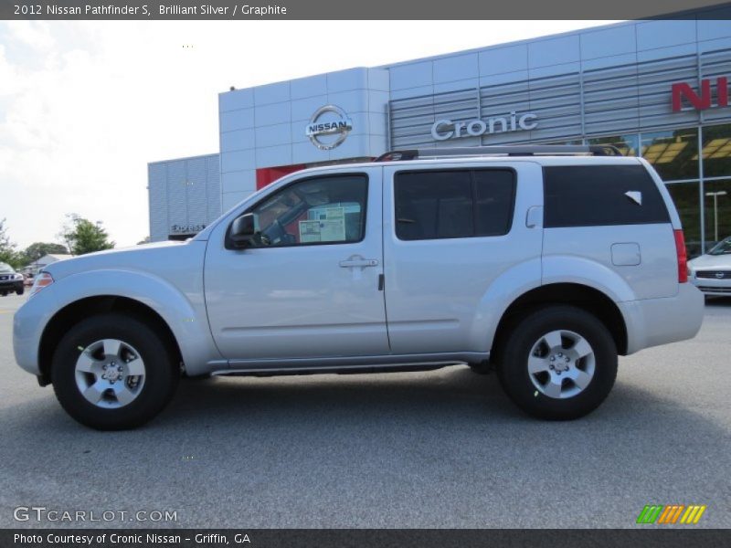 Brilliant Silver / Graphite 2012 Nissan Pathfinder S