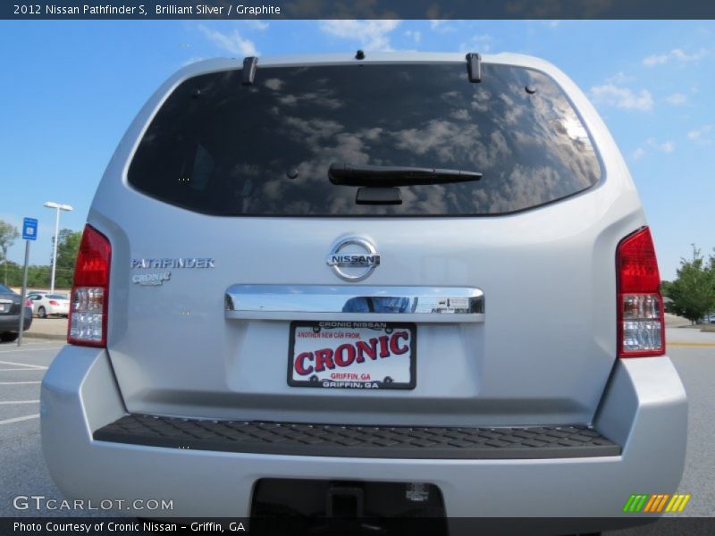 Brilliant Silver / Graphite 2012 Nissan Pathfinder S