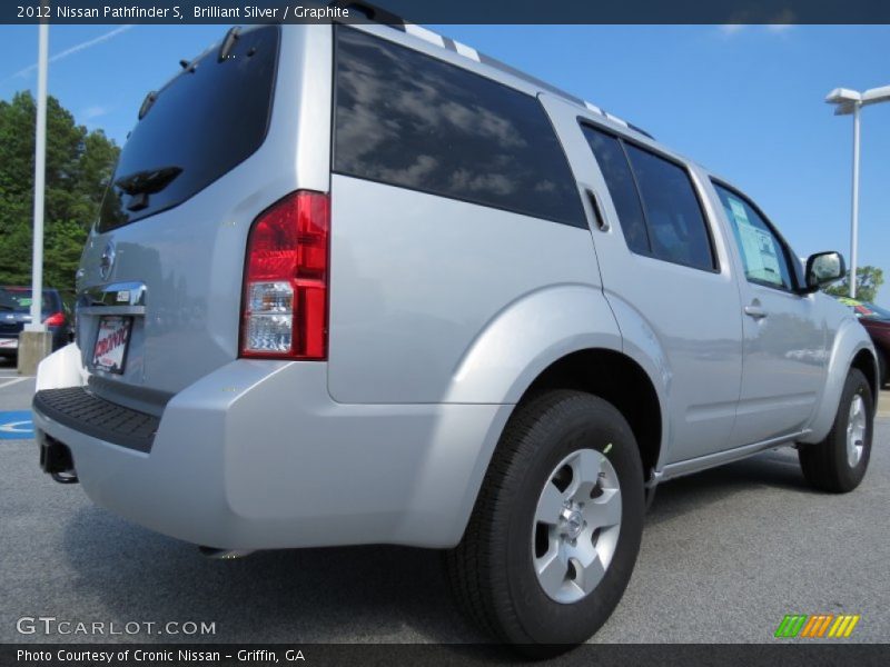 Brilliant Silver / Graphite 2012 Nissan Pathfinder S