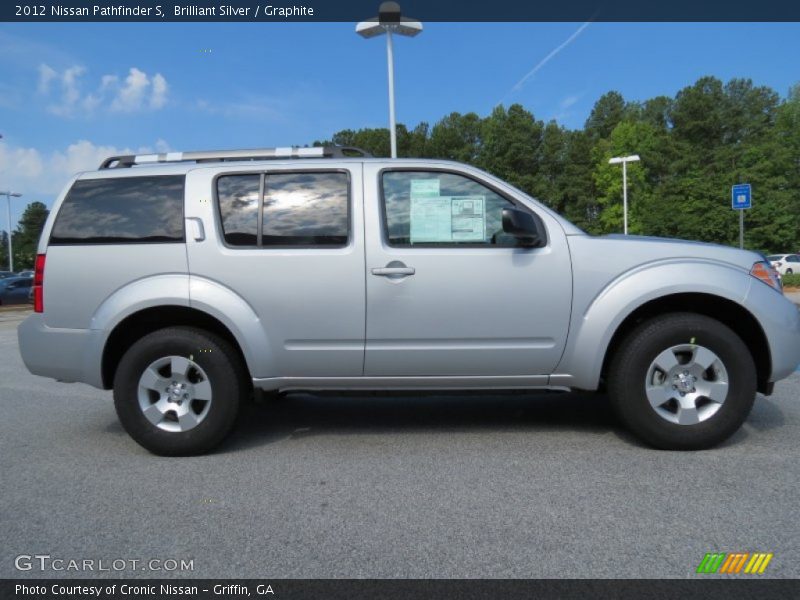 Brilliant Silver / Graphite 2012 Nissan Pathfinder S