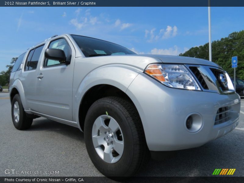 Brilliant Silver / Graphite 2012 Nissan Pathfinder S
