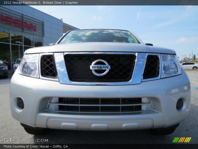 Brilliant Silver / Graphite 2012 Nissan Pathfinder S