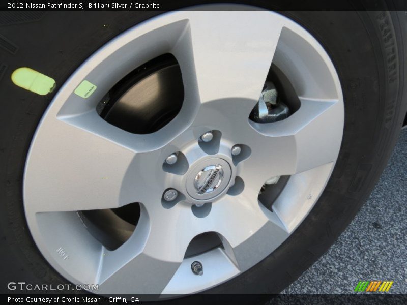 Brilliant Silver / Graphite 2012 Nissan Pathfinder S