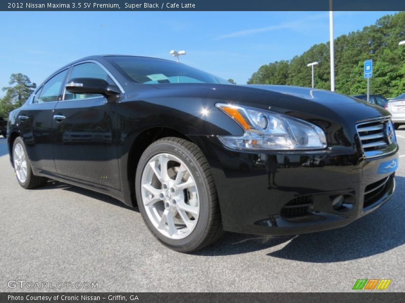 Super Black / Cafe Latte 2012 Nissan Maxima 3.5 SV Premium