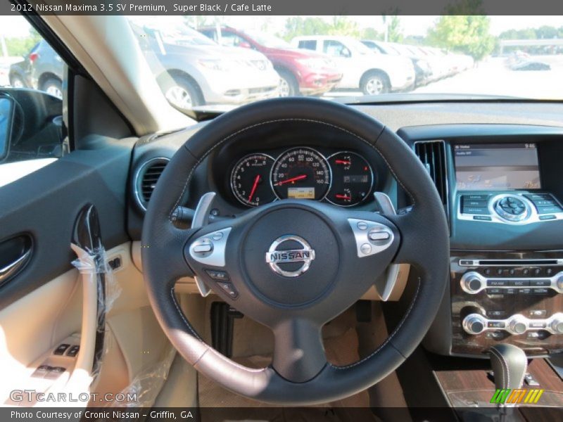 Super Black / Cafe Latte 2012 Nissan Maxima 3.5 SV Premium