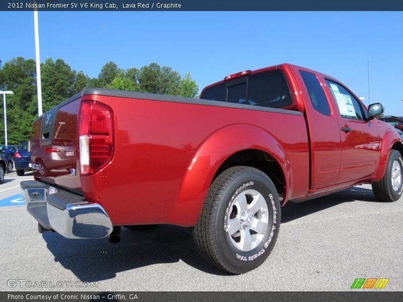 Lava Red / Graphite 2012 Nissan Frontier SV V6 King Cab