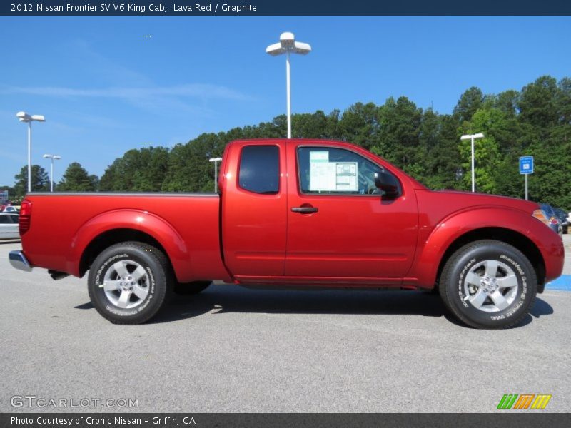 Lava Red / Graphite 2012 Nissan Frontier SV V6 King Cab