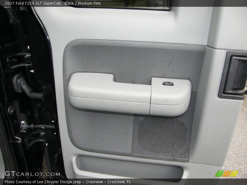 Black / Medium Flint 2007 Ford F150 XLT SuperCab