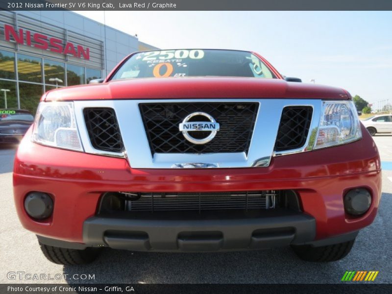 Lava Red / Graphite 2012 Nissan Frontier SV V6 King Cab