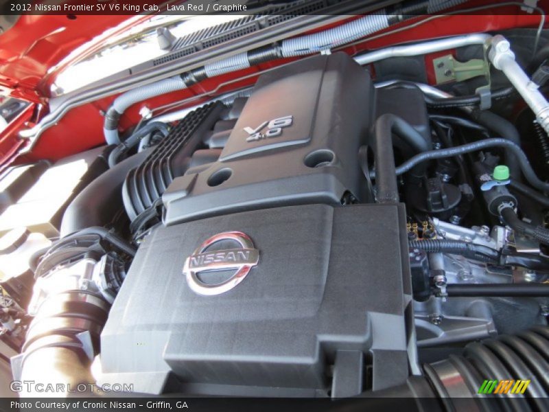 Lava Red / Graphite 2012 Nissan Frontier SV V6 King Cab
