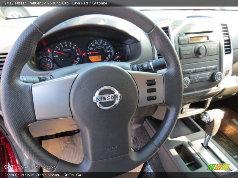 Lava Red / Graphite 2012 Nissan Frontier SV V6 King Cab