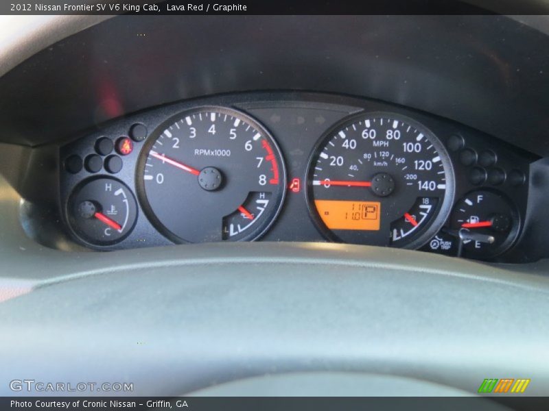 Lava Red / Graphite 2012 Nissan Frontier SV V6 King Cab