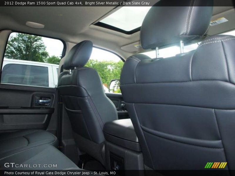 Bright Silver Metallic / Dark Slate Gray 2012 Dodge Ram 1500 Sport Quad Cab 4x4